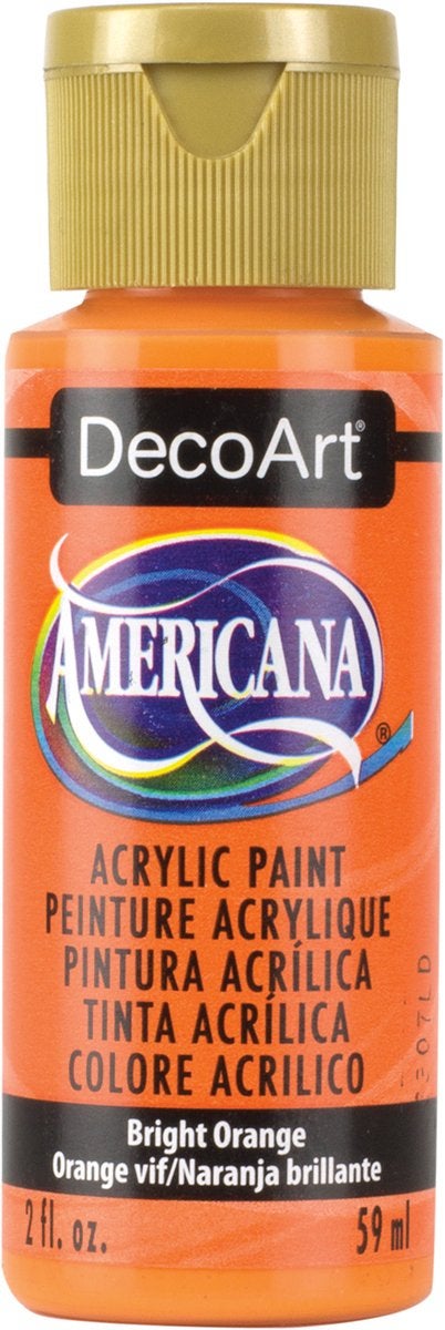 DecoArt Americana Acrylic Paint 2Ounce Bright Orange