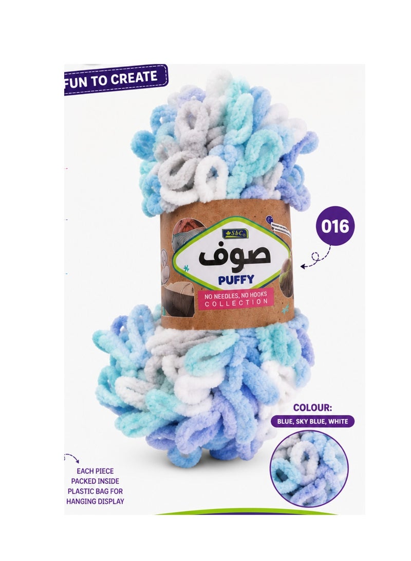 SBC Puffy Wool Yarn For Art And Craft Multicolour - Image 2