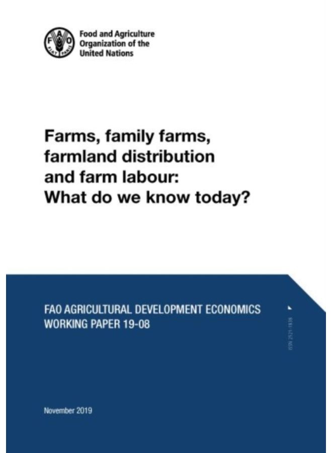 Farms, Family Farms, Farmland Distribution And Farm Labour : What Do We Know Today? : 19-08 - Paperback 