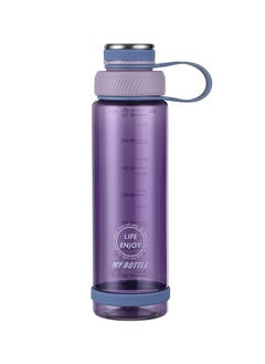 QSHOP Water Bottle, Gym Bottle 800ml Leakproof Sports Water Bottles, BPA Free Water Bottles, Portable Water Bottle for Fitness, Camping, Outdoor Sports  - Image 1