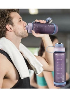 QSHOP Water Bottle, Gym Bottle 800ml Leakproof Sports Water Bottles, BPA Free Water Bottles, Portable Water Bottle for Fitness, Camping, Outdoor Sports  - Image 3