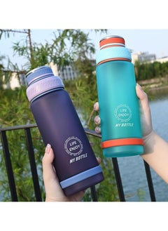 QSHOP Water Bottle, Gym Bottle 800ml Leakproof Sports Water Bottles, BPA Free Water Bottles, Portable Water Bottle for Fitness, Camping, Outdoor Sports  - Image 2