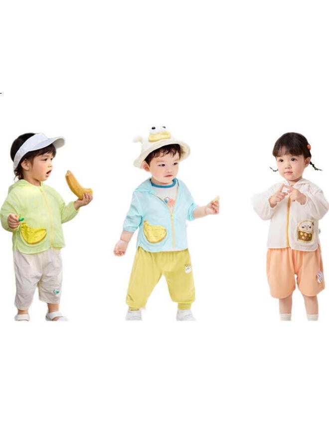 Balabala Kids Sun Protection Jacket Boys Girls Children'S Summer Clothing Baby Thin Upf50+208224105202