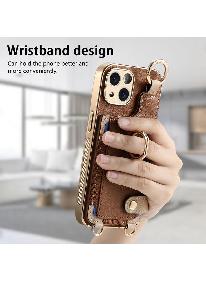 Zaboon Case For iPhone 13 Pro Max Fashion Ring Card Bag Phone Case with Hang Loop - Image 5