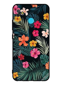 Protective Case Cover For Tecno Pop 5 Multi Color Flowers And Feathers