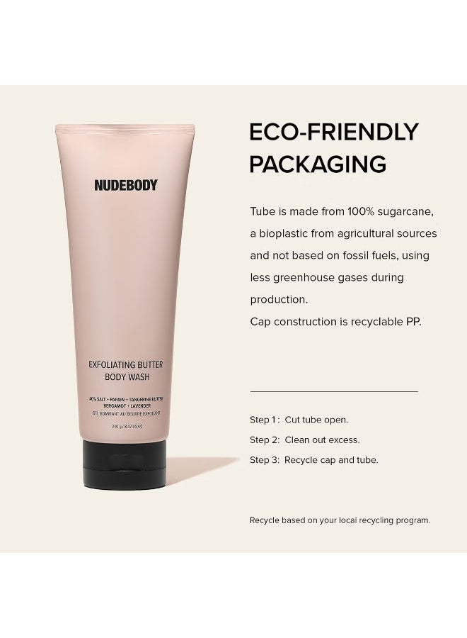 NUDESTIX NudeBody Exfoliating Butter Body Wash 240g Exclusive - Image 4