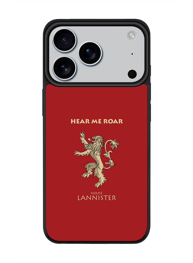 Stylizedd iPhone 17 Pro Case, [Compatible with MagSafe] Slim Magnetic cover Phone Case iPhone 17 Pro -GOT House Lannister - Image 1