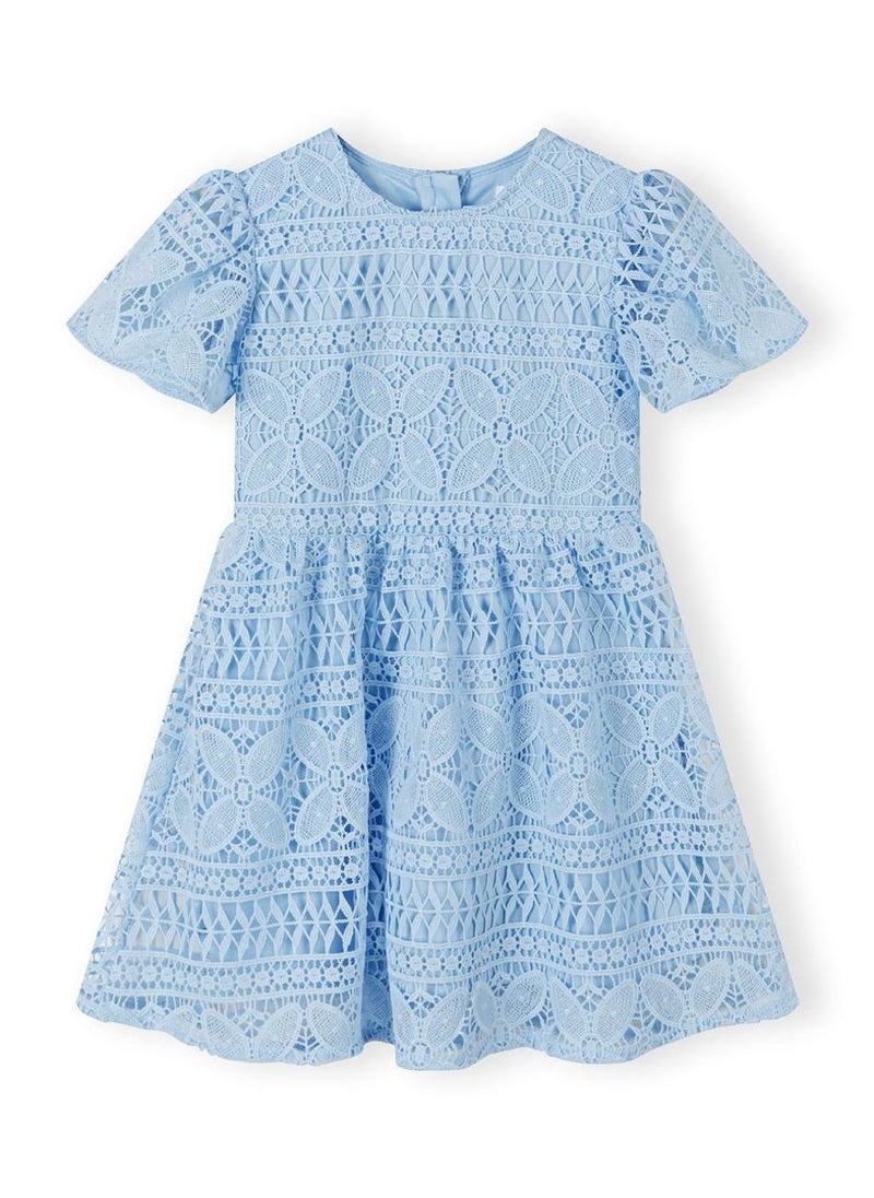 MINOTI Lace Overlay Dress - Image 1