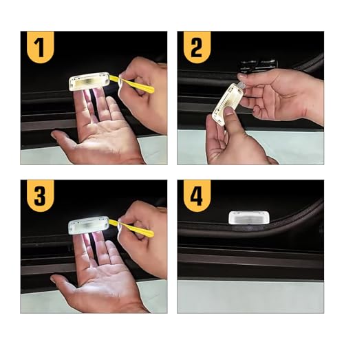 JCRNBU 2PCS Car Door Lights Logo for Patrol 2012-2018, Puddle LED Welcome Accessories, Courtesy Ghost Shadow Light - Image 4