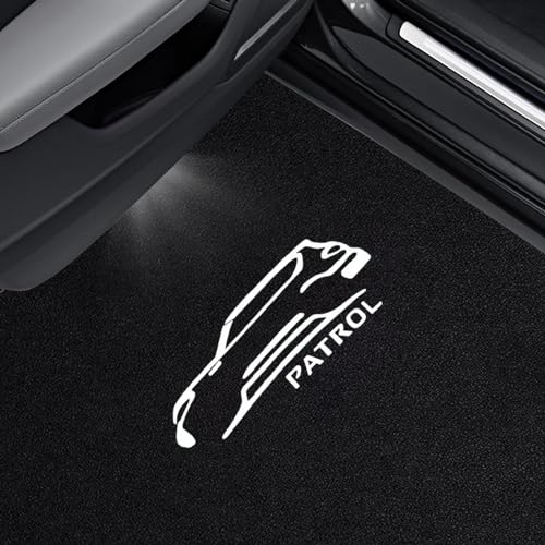 JCRNBU 2PCS Car Door Lights Logo for Patrol 2012-2018, Puddle LED Welcome Accessories, Courtesy Ghost Shadow Light - Image 5