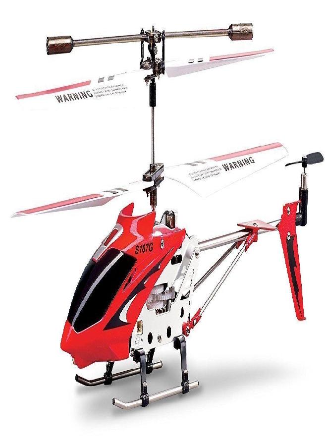 Syma S107/S107G R/C Helicopter with Gyro- Red - Image 1