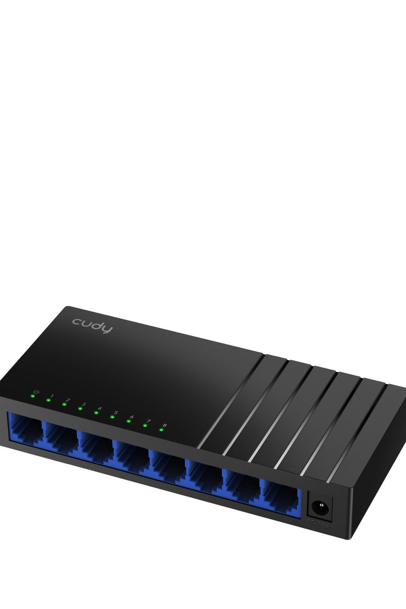 cudy GS108D 8-Port Gigabit Unmanaged Ethernet Switch – Long-Distance, Compact, Desktop & Wall-Mount - Image 3
