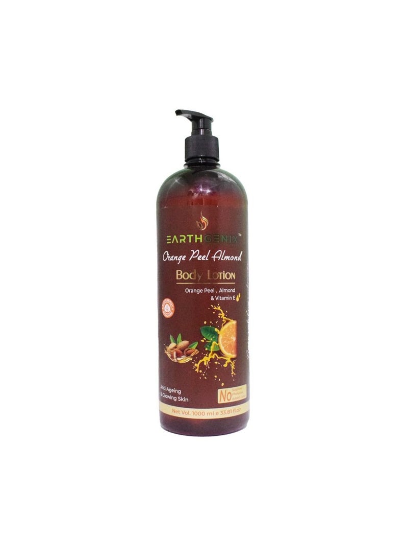Earthgenix Earthgenix Orange Peel Almond Body Lotion 1000ml  - Image 1