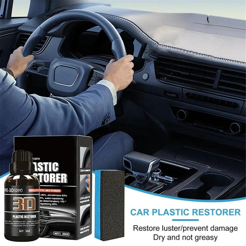 Trim Restorer 30ml Black Ceramic Coating - UV Protection Damage Prevention Car Restoration for Exterior Interior Auto Parts - Image 4