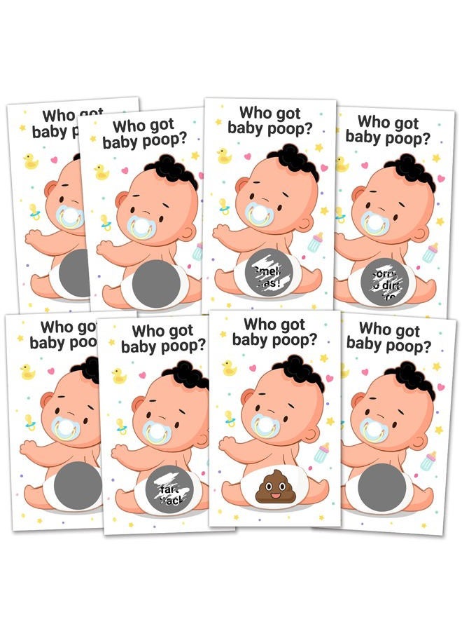 Zuoziosx Baby Shower Games 38 Raffle Cards, Decorations, Dirty Diaper Scratch Off Game, Baby Shower Activity and Idea, Fun and Easy to Play - Image 1