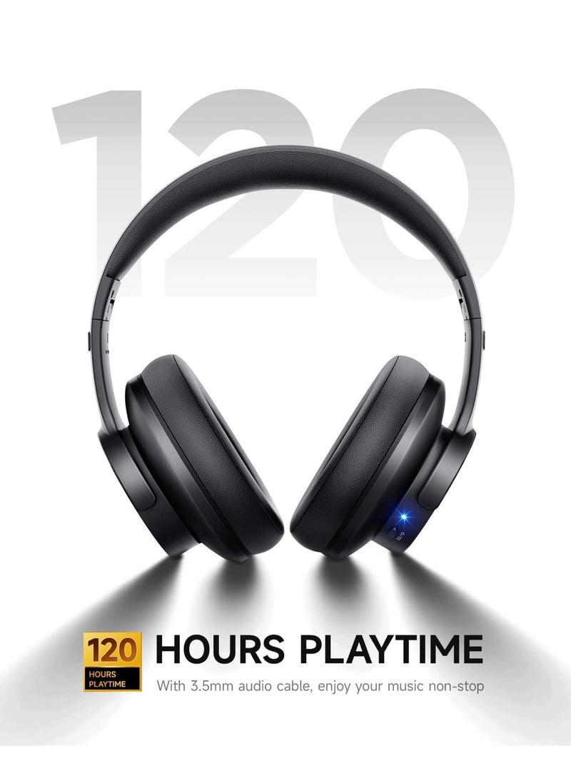 Picun B8 Wireless Bluetooth Headphones, with 3 EQ Modes, Low Latency, Hands-Free Calls, Over Ear Headphones for Travel Home Office Cellphone PC - Image 3