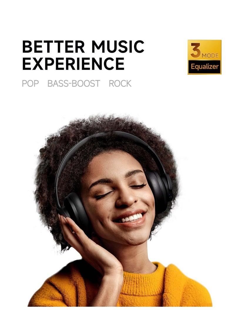 Picun B8 Wireless Bluetooth Headphones, with 3 EQ Modes, Low Latency, Hands-Free Calls, Over Ear Headphones for Travel Home Office Cellphone PC - Image 2