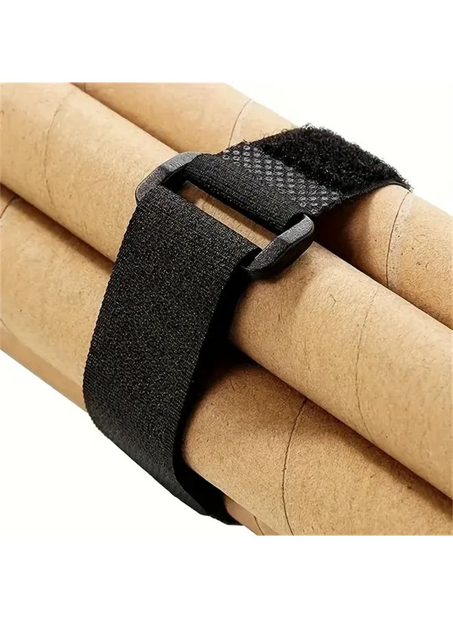 6 Pcs Reversible Hook and Loop Straps Self Adhesive Ties 11 82 Inches Cargo Storage - Image 3