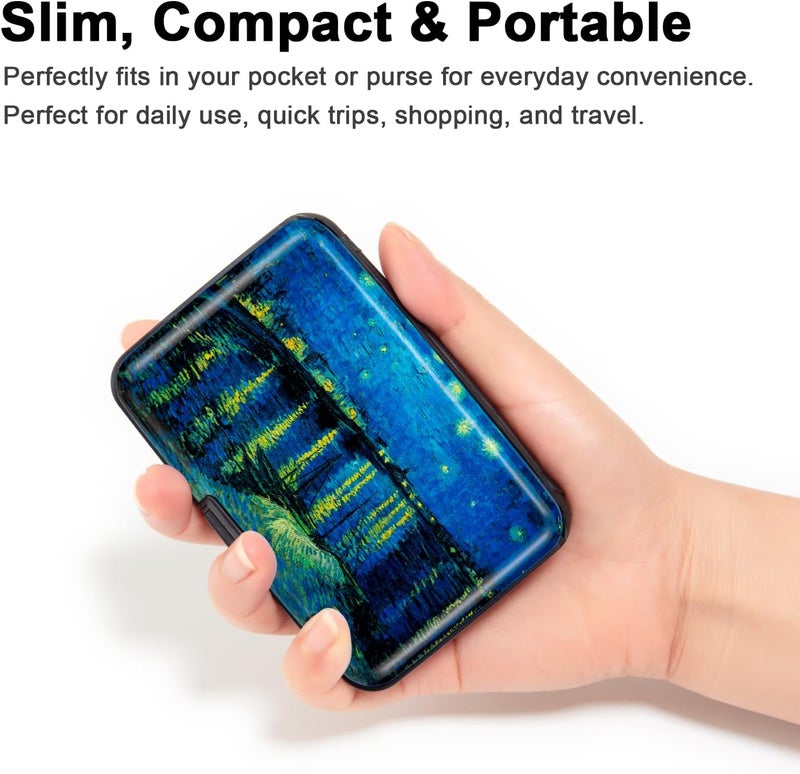 Kaabao Credit Card Holder Small RFID Blocking Wallet Business Metal Slim Mini Aluminum Hard Case for Women Men - Image 2
