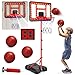 ShyLizard Kids Basketball Hoop Adjustable Height 35FT62FT Indoor Outdoor Toddler Basketball Hoop with Scoreboard LED Boys Basketball Toy for 3 4 5 6 7 8 Years Gift Portable Basketball Goals Sport Game - Image 3