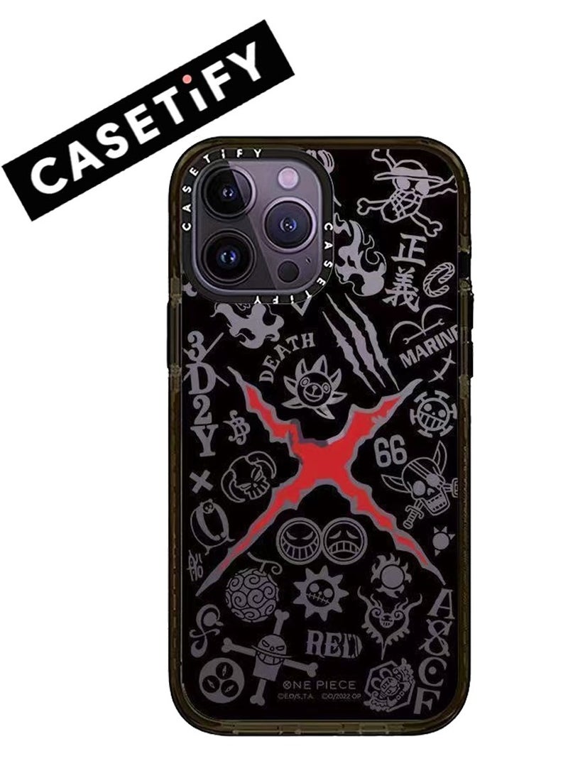 Casetify - For iPhone 13 Pro Max Case ONE PIECE Motif Case Magnetic Magsafe MagFit Anti-Yellowing Technology Cover - Image 1