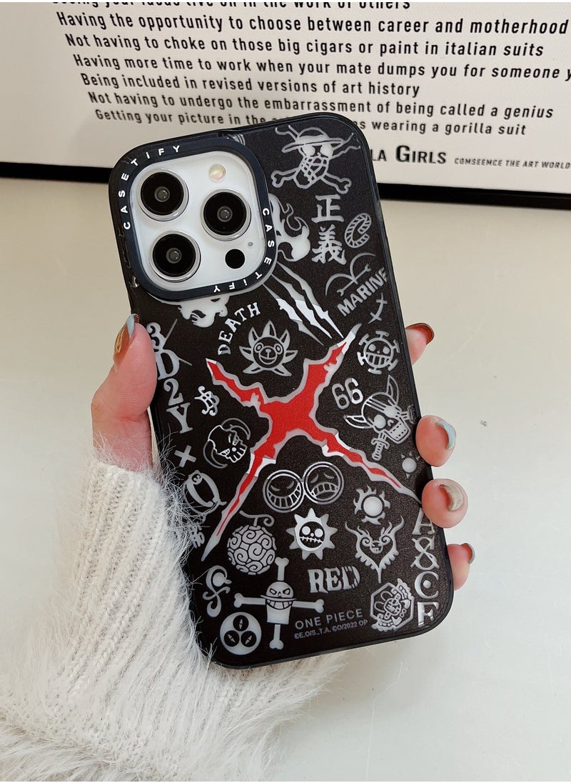 Casetify - For iPhone 13 Pro Max Case ONE PIECE Motif Case Magnetic Magsafe MagFit Anti-Yellowing Technology Cover - Image 1