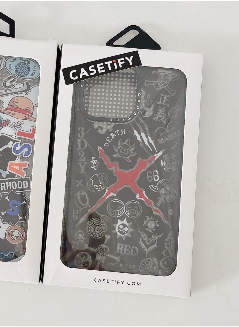 Casetify - For iPhone 13 Pro Max Case ONE PIECE Motif Case Magnetic Magsafe MagFit Anti-Yellowing Technology Cover - Image 1