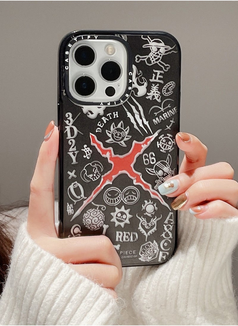 Casetify - For iPhone 13 Pro Max Case ONE PIECE Motif Case Magnetic Magsafe MagFit Anti-Yellowing Technology Cover - Image 1