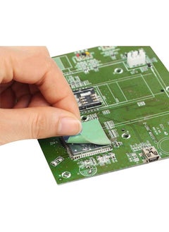 Wozlo 2.0mm 100X100MM Chipset Cooler Thermal Pad - Mobile Phone Notebook Ps4 Ps5 - Green - 6W/M.K  - Image 2