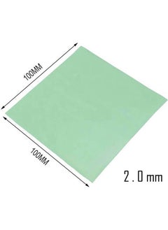 Wozlo 2.0mm 100X100MM Chipset Cooler Thermal Pad - Mobile Phone Notebook Ps4 Ps5 - Green - 6W/M.K  - Image 5