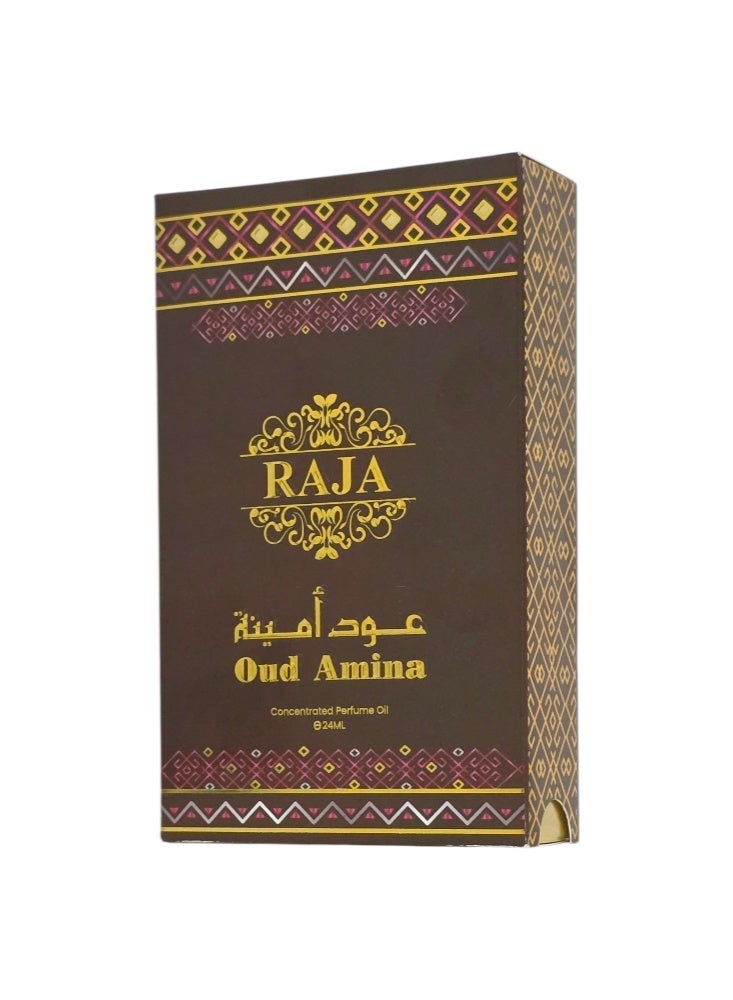 راجا زيت عطري مركز برائحة عود أمينة 24 مل - Image 5