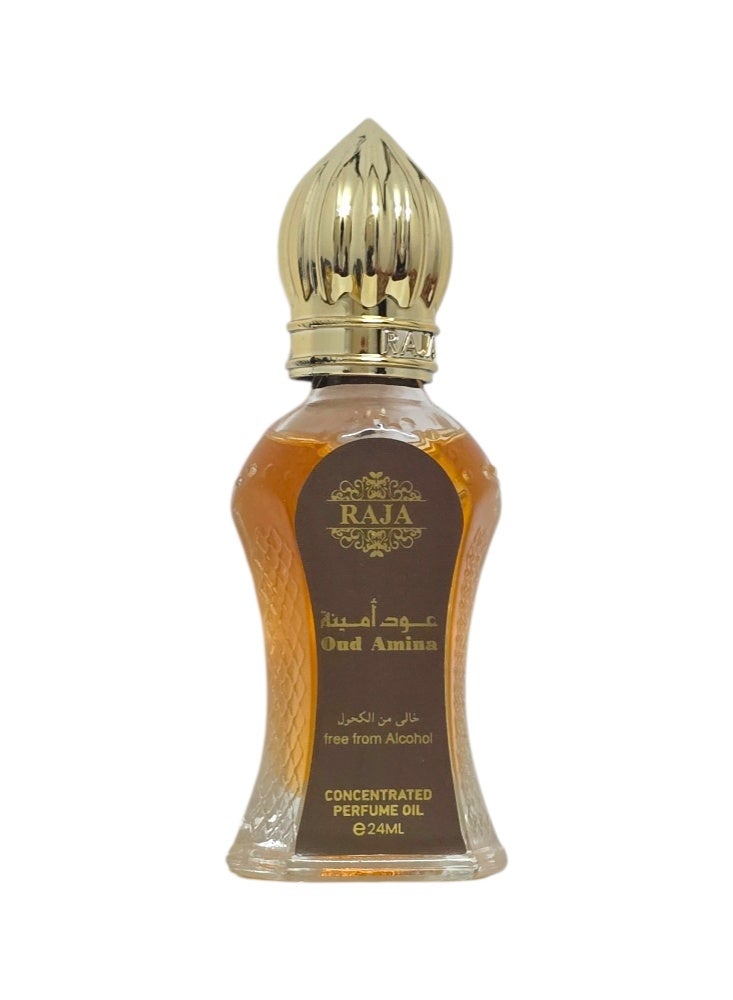 راجا زيت عطري مركز برائحة عود أمينة 24 مل - Image 2