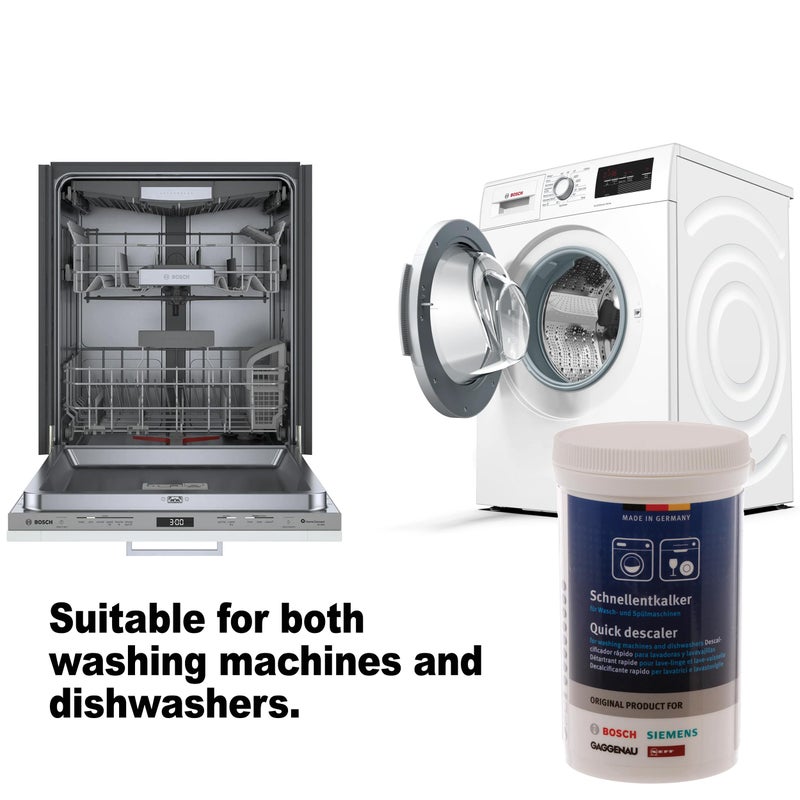 Quick Descaler 250 gr compatible with Bosch Siemens Neff Gaggenau Dishwashers and Washing Machines - Image 3