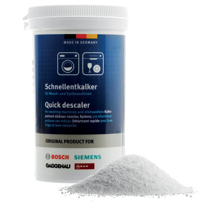 Quick Descaler 250 gr compatible with Bosch Siemens Neff Gaggenau Dishwashers and Washing Machines - Image 1