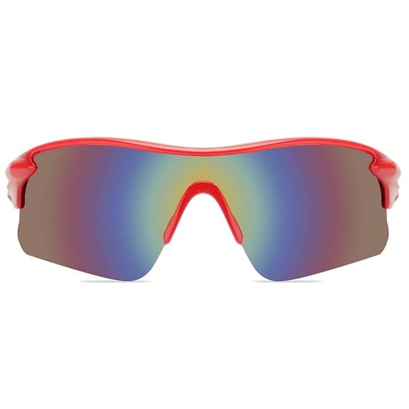 Dervin Non Polarized Oversized Sports Sunglasses for Men Women, Outdoor Cricket Cycling Hiking Fishing Sunglasses - Image 2