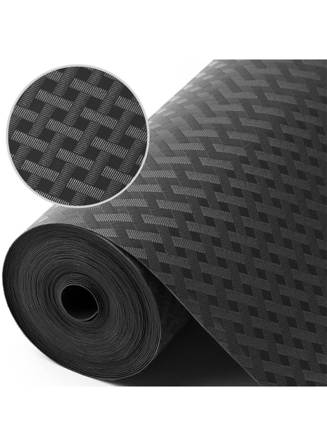 EVA Table Mat Waterproof Non-slip Thickened Drawer Mat Heat Insulated Transparent Cuttable Wardrobe Mat Cabinet Mat Paper Shoe Cabinet Mat-Color:Gray Slanted Plaid-Specifications:30*100cm - Image 2