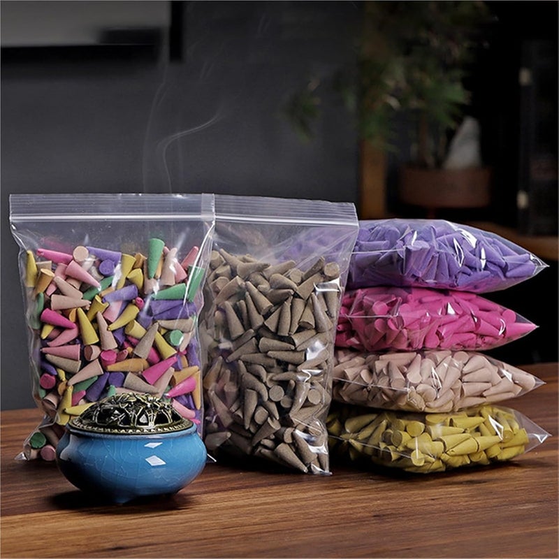 60 Pcs Natural Incense Cones Lavender Sandalwood Jasmine Yoga(Mix 60pcs) - Image 3