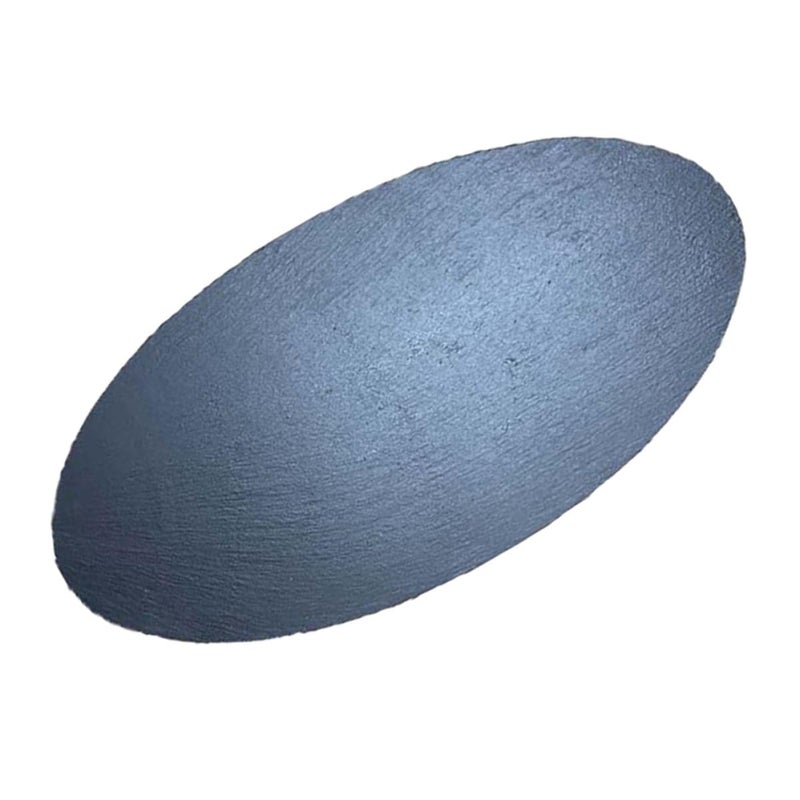 Vintage Oval Rock Plate 30cm Japanese Style Steak Serving Tray For Sushi Dessert - Image 2