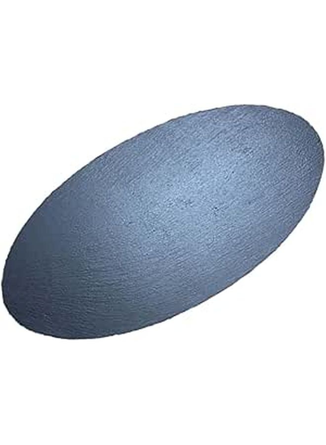 Vintage Oval Rock Plate 30cm Japanese Style Steak Serving Tray For Sushi Dessert - Image 1