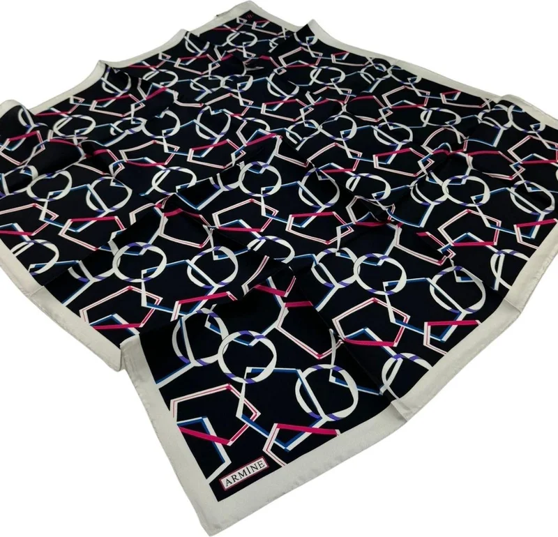 ARMINE Silk Scarf 8916D-54- Twill Silk