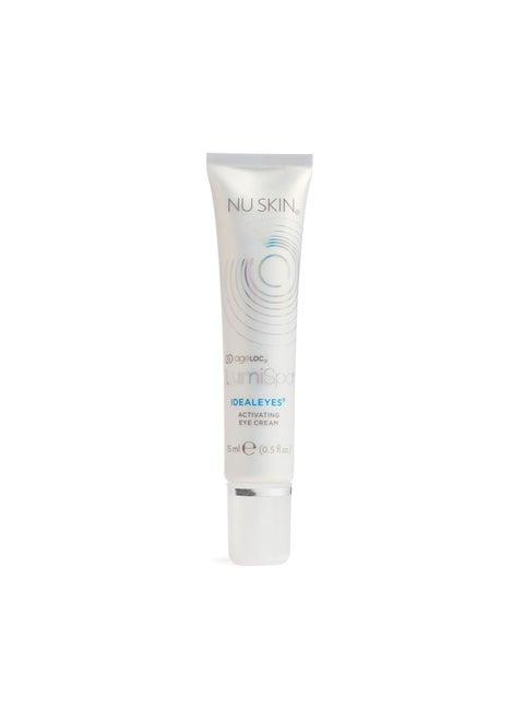 Nu Skin  ageLOC LumiSpa IdealEyes  Say Goodbye to Tired Eyes with Activating Eye Cream  Designed to Work with ageLOC LumiSpa Accent  Targets Dark Circles Puffy Eyes and Fine Lines  1 Pack