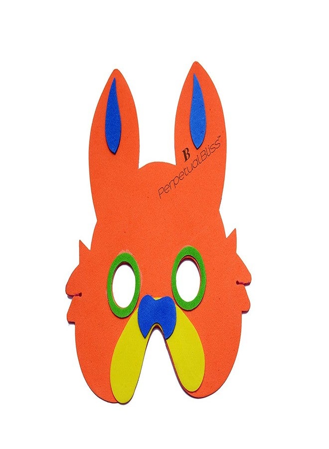 Perpetual Bliss Foam Eye Mask for Kids/Birthday Theme Party Decoration Supplies/Return Gifts/Animal Theme (Pack of 12) - Image 2