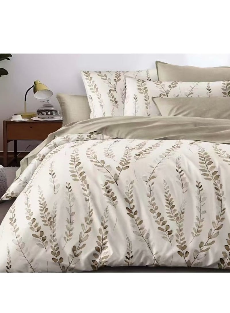 Duoduo home Duvet Cover Set  King 6pcs Set King Size With Duvet Cover 220×240cm And 1 Fit Sheet And 4Pcs Pillowcases - Image 2