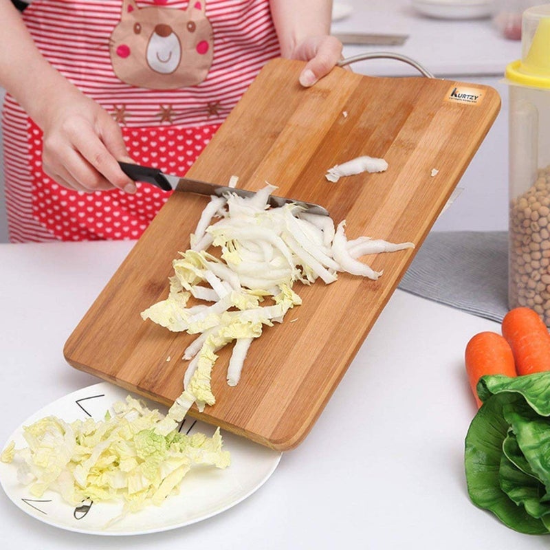 HETARMI ENTERPRISE Hetarmi Enterprise Hetarmi EcoFriendly Premium Natural Wooden Kitchen FruitsVegetablesChoppingCuttingSlicing BoardSize 22 32 - Image 1