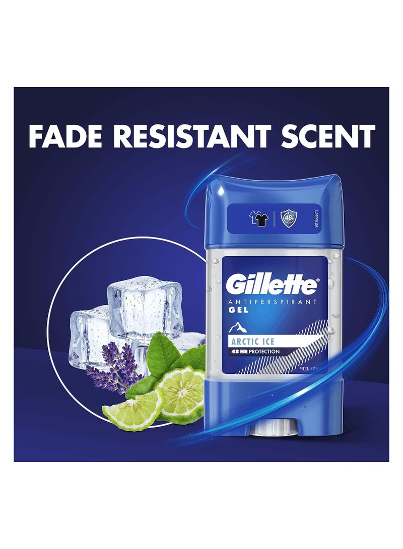 جل مزيل العرق جيليت أركتيك آيس (70 مل × 6) - Image 2