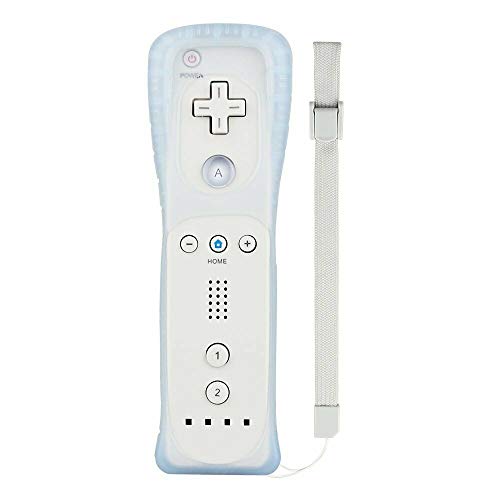 Lyyes Remote Controller for Wii, Wii Remote and Nunchuck Controllers with Silicon Case and Strap for Wii and Wii U (White) - Image 3