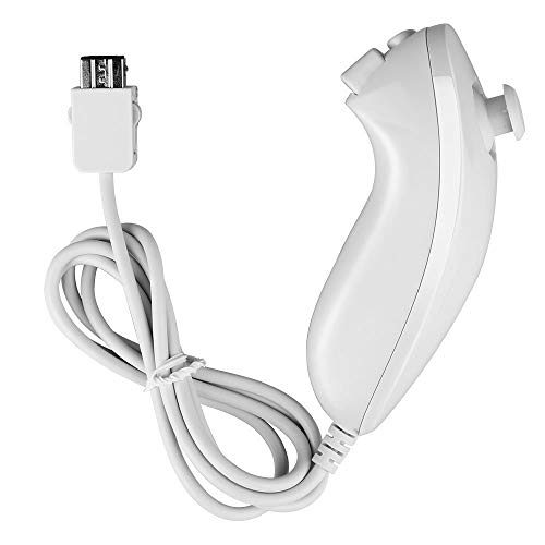 Lyyes Remote Controller for Wii, Wii Remote and Nunchuck Controllers with Silicon Case and Strap for Wii and Wii U (White) - Image 4