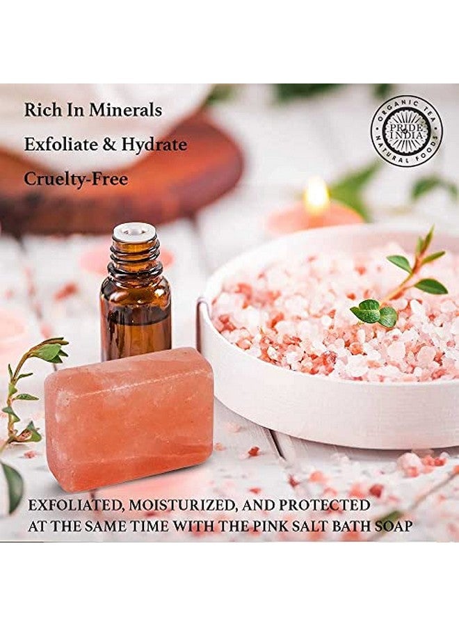 Pride Of India Pink Salt Crystal Accessories (Pink Salt Crystal Soap Regular Shape) - Image 2