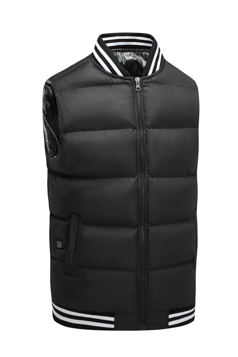 Five Zone Heating Fashion Vest Men'S Intelligent Constant Temperature Heating Vest Women'S Young Fashion Warm Waistcoat Coat - Image 4