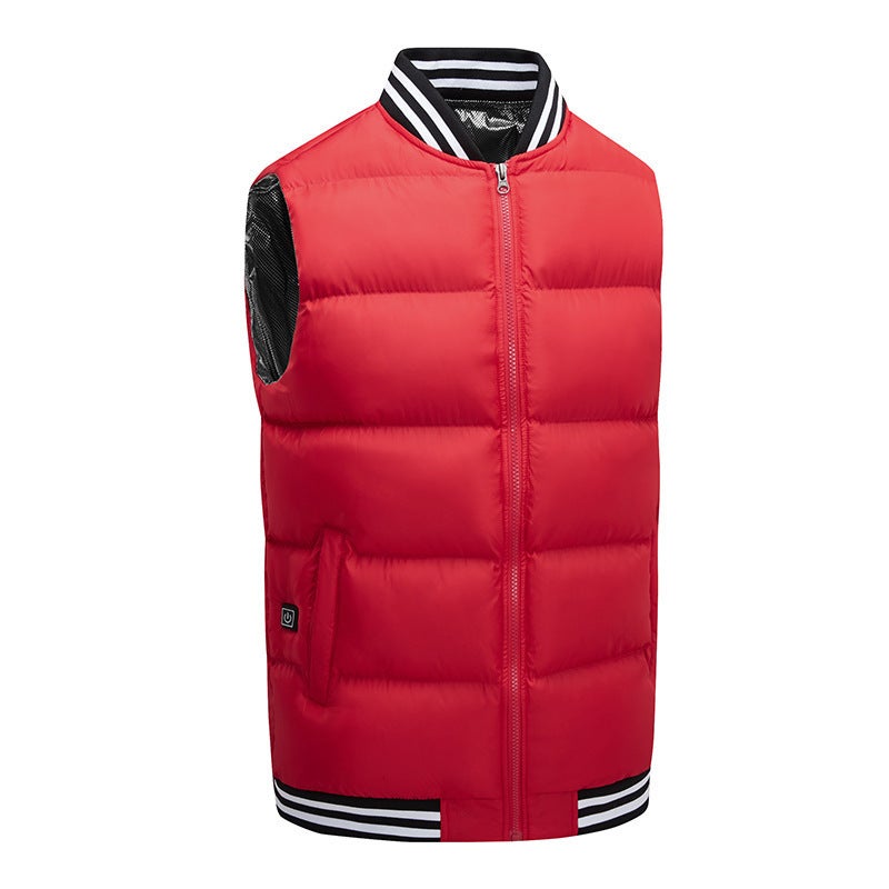 Five Zone Heating Fashion Vest Men'S Intelligent Constant Temperature Heating Vest Women'S Young Fashion Warm Waistcoat Coat - Image 5